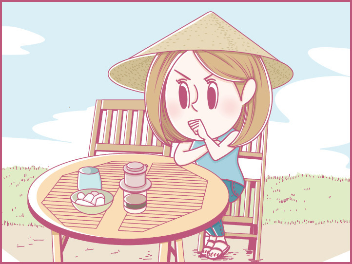 ホーチミンにハマり中!ももの旅行日記【 第13話 / 連載4コマ漫画 】