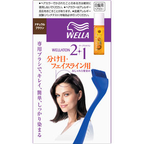ウエラトーン ツープラスワン 分け目・フェイスライン用 ナチュラルブラウン 1個