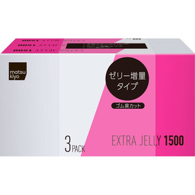 matsukiyo コンドーム エクストラゼリー1500 ナチュラル 12個×3パック
