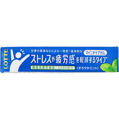マイニチケアガム ストレスや疲労感を軽減するタイプ まろやかミント 14粒の商品情報 ココカラクラブ ドラッグストアのココカラファイン