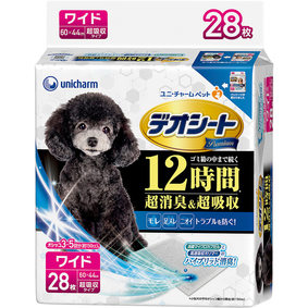 デオシートPremium 12時間 超消臭&超吸収 ワイド 28枚