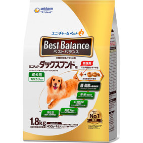 ベストバランス カリカリ仕立て ミニチュア・ダックスフンド用 成犬用 1.8kg