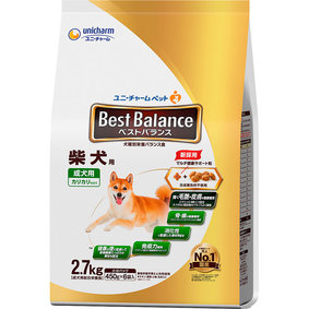 ベストバランス カリカリ仕立て 柴犬用 成犬用 2.7kg