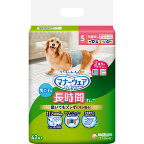 マナーウェア 高齢犬用 男の子用おしっこオムツ S 42枚