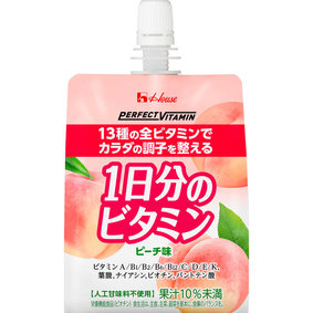 ※PERFECT VITAMIN 1日分のビタミンゼリー ピーチ味 180g