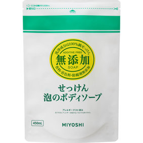 無添加せっけん 泡のボディソープ 詰替用 450mL