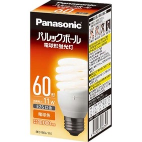 パルックボール D形(発光管露出形) E26口金 EFD15EL11E 電球色 1個