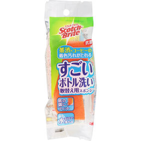 スコッチ・ブライト すごいボトル洗い 取替え用スポンジ 1個