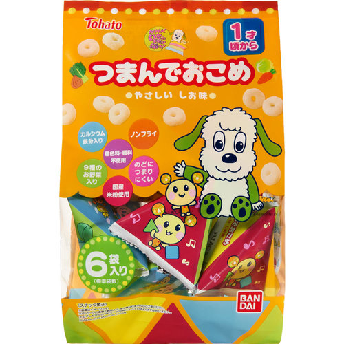 ｎｈｋいないいないばあっ つまんでおこめ やさしいしお味 24g 4g 6袋 の商品情報 ココカラクラブ ドラッグストアのココカラファイン