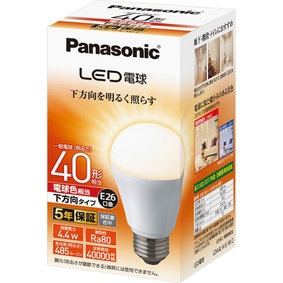 LED電球 E26口金(一般電球 下方向タイプ) LDA4LHEW2 1個