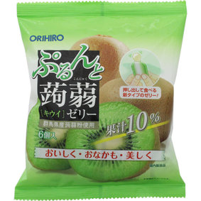 ※ぷるんと蒟蒻ゼリーパウチ キウイ 120g(20g×6個)