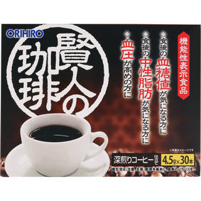 ※機能性表示食品 賢人の珈琲 135g(4.5g×30本)