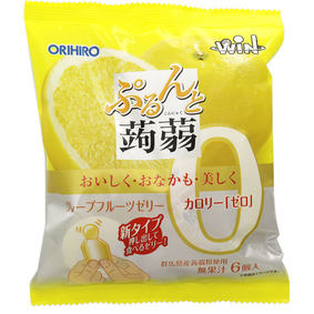 ※ぷるんと蒟蒻ゼリーパウチ カロリーゼログレープフルーツ(WIN) 108g(18g×6個)