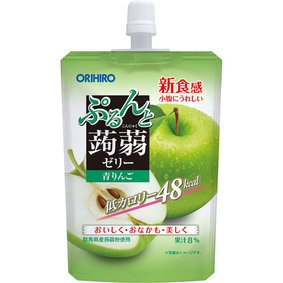 ぷるんと蒟蒻ゼリースタンディング 青りんご 130g