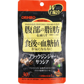 ※機能性表示食品 ブラックジンジャーサラシア 380mg×30粒