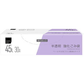 matsukiyo 強化ごみ袋 45L 半透明 30枚