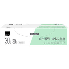 matsukiyo 強化ごみ袋 30L 白半透明 30枚