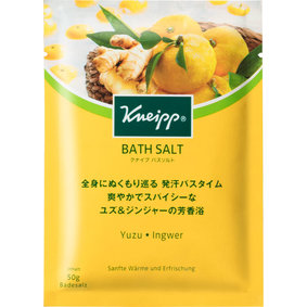 クナイプ バスソルト ユズ&ジンジャーの香り 50g