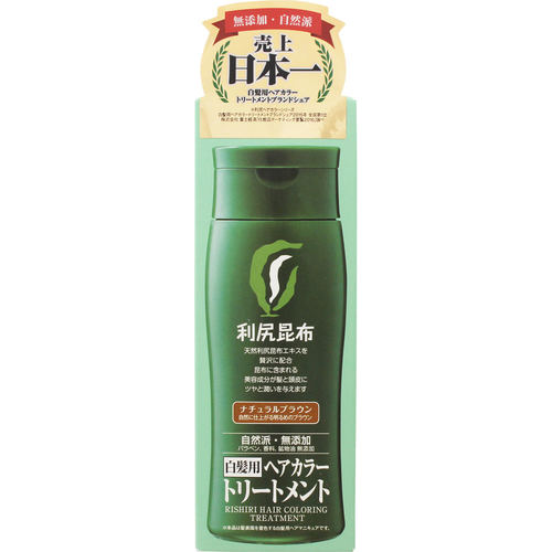 利尻ヘアカラートリートメント ナチュラルブラウン 0gの商品情報 ココカラクラブ ドラッグストアのココカラファイン