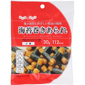 みんなのおやつ 海苔巻きあられ 30g