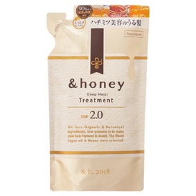 アンドハニー ディープモイスト ヘアトリートメント2.0つめかえ 350g