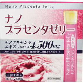 ※ナノプラセンタゼリー ピーチ味 330g(10g×33包)
