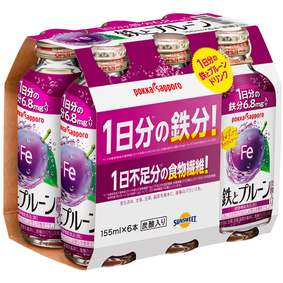 ※1日分の鉄とプルーンドリンク 155mL×6本