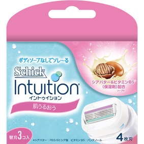 シック イントゥイション替刃 肌うるおう 3個