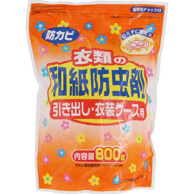 衣類の和紙防虫剤 引き出し・衣装ケース用 800g