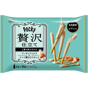 ポッキー贅沢仕立て<アーモンドミルク> 20本(2本×10袋)