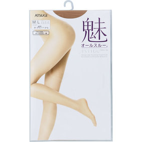 ASTIGU 【魅】オールスルー M~L 433 ヌーディベージュ 1足