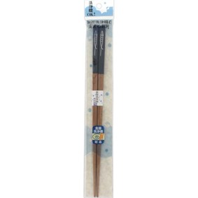 食器洗浄機で洗えるお箸 ラインフィッシュ 23.0cm 紺 1膳