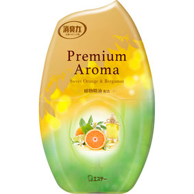 玄関・リビング用 消臭力 Premium Aroma スイートオレンジ&ベルガモット 400mL