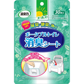 エールズ 消臭力 ポータブルトイレ消臭シート 30枚