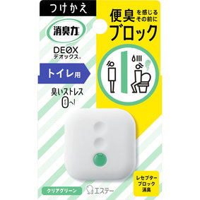 消臭力 DEOX トイレ用 つけかえ クリアグリーン 6mL