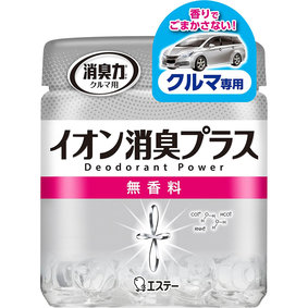 クルマの消臭力 イオン消臭プラス クルマ用 本体 無香料 90g