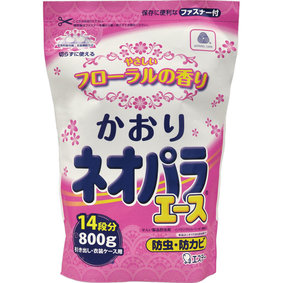 かおりネオパラエース 引き出し・衣装ケース用 やさしいフローラルの香り 800g(約100包)