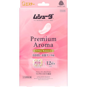 かおりムシューダPremium Aroma引き出し・衣装ケース用 アーバンロマンス 24個(2個×12包)
