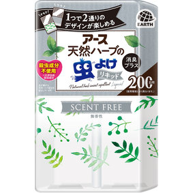 アース天然ハーブの虫よけリキッド 200日用 無香性 450mL