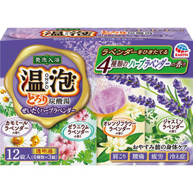 温泡 ONPO とろり炭酸湯 ぜいたくハーブラベンダー 45g×12錠