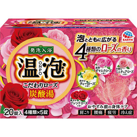 温泡 ONPO こだわりローズ 炭酸湯 20錠