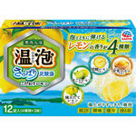 温泡 ONPO さっぱり炭酸湯 こだわりレモン 12錠(4種類×3錠)