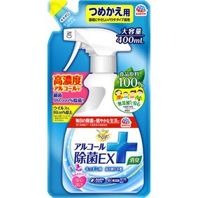 らくハピ アルコール除菌EX つめかえ 400mL