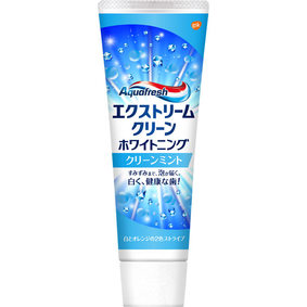 アクアフレッシュ エクストリームクリーンホワイトニング クリーンミント 140g