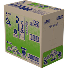 伝承の健康茶 そば茶 2L×6本
