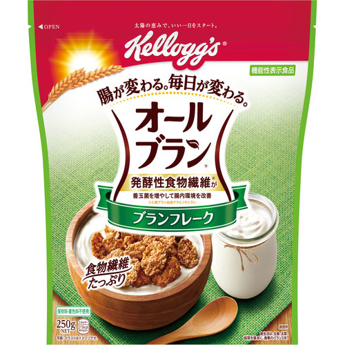 オールブラン ブランフレーク 袋 250gの商品情報 ココカラクラブ ドラッグストアのココカラファイン