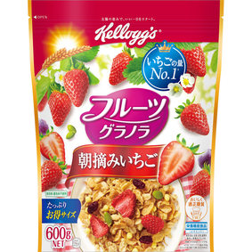 ※フルーツグラノラ 朝摘みいちご 徳用 600g
