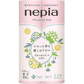 ネピア プレミアムソフト トイレットロール 癒しのアロマ ダブル ボタニカルブーケの香り 25m×12ロール