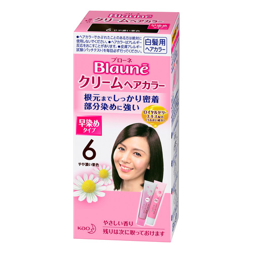 ブローネ クリームヘアカラー 6 やや濃い栗色 1個の商品情報 ココカラクラブ ドラッグストアのココカラファイン