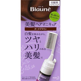 ブローネ美髪ヘアマニキュア クシ付 ダークブラウン 72.0g